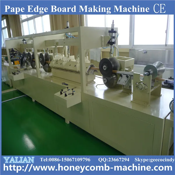 2015 full automatic paper edge board machine china supplier