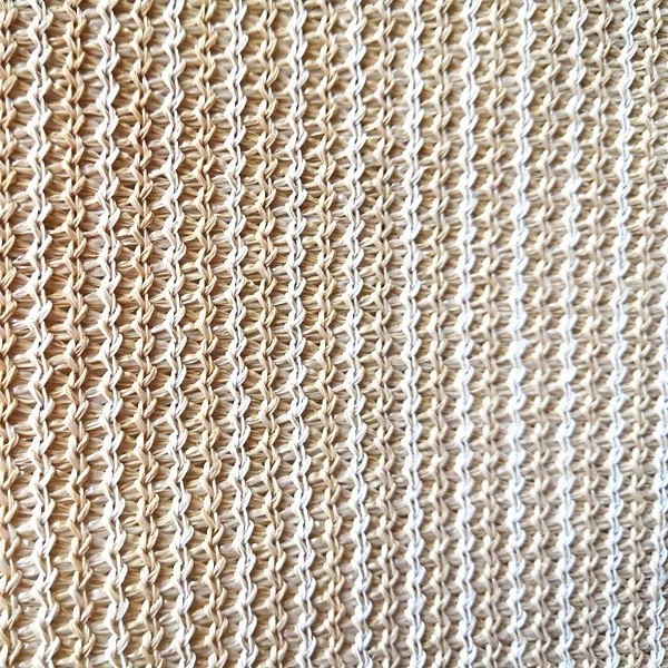 
 Hdpe первичный материал моно + лента бежевого цвета 325 gsm Солнцезащитная сетка  