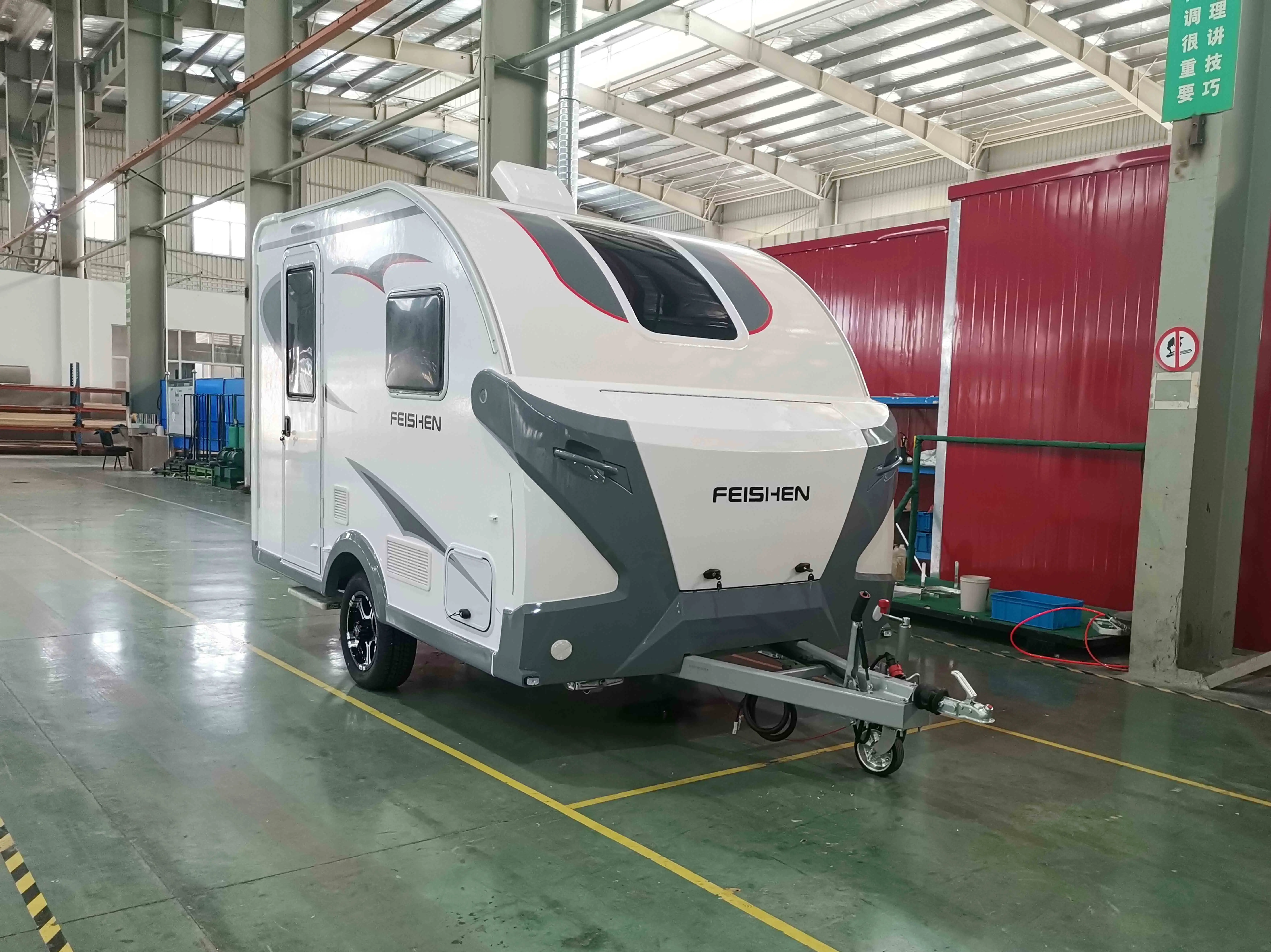 High quality china rv mini caravan for camping