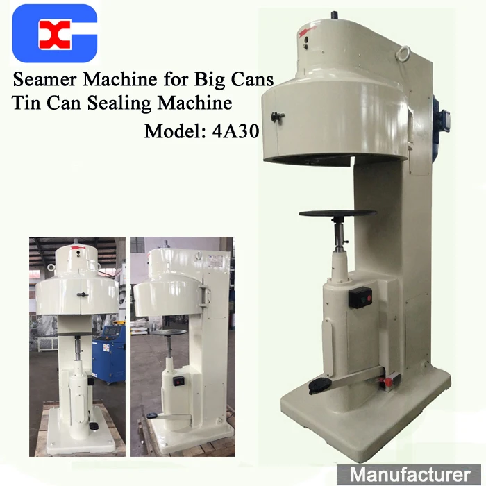 Big Round and Square Tin Barrel Can Sealing Seamer Machine