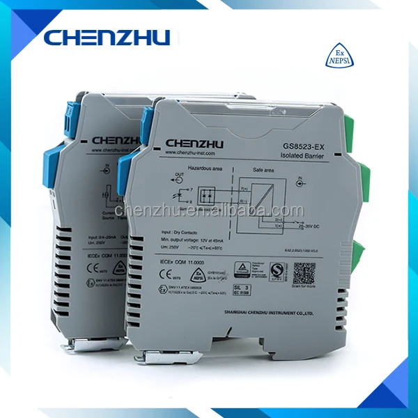 [1] GS8593B-EX RS-485 полудуплекс, RS-485 полудуплекс, Изолированы Барьер (1 канал)