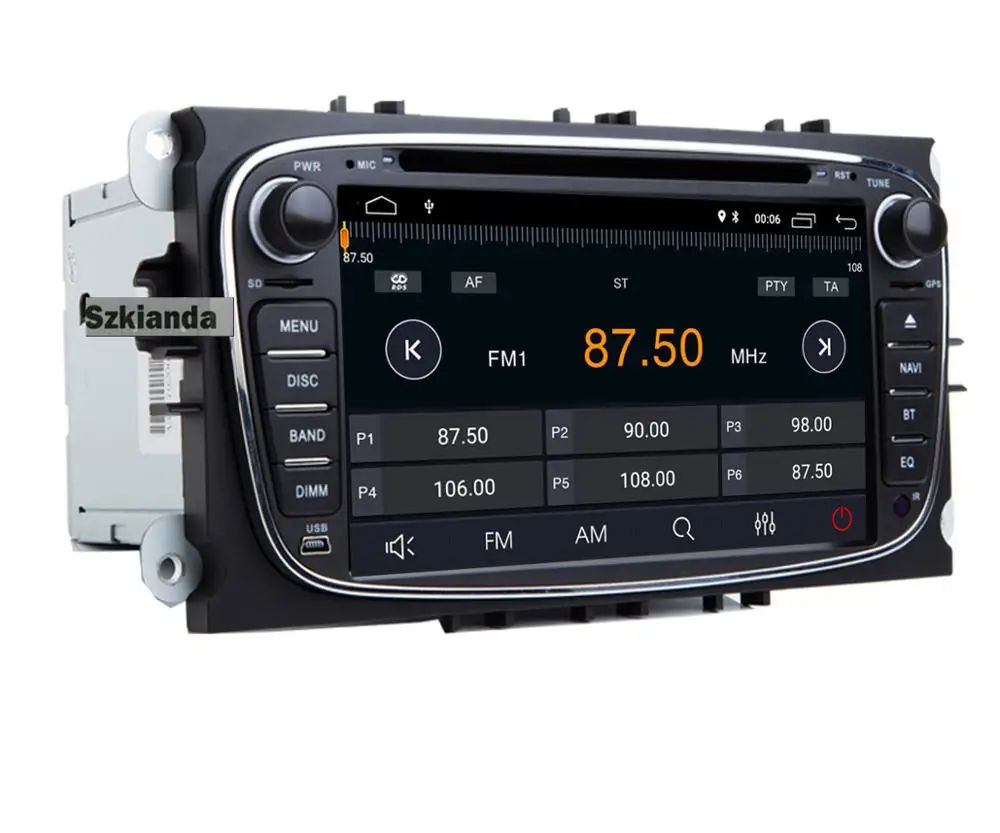 Android 11 Car dvd player for Ford C max S max Mondeo Radio Wifi 3G BT SD OBD Mirror Link Can bus Steering wheel Control