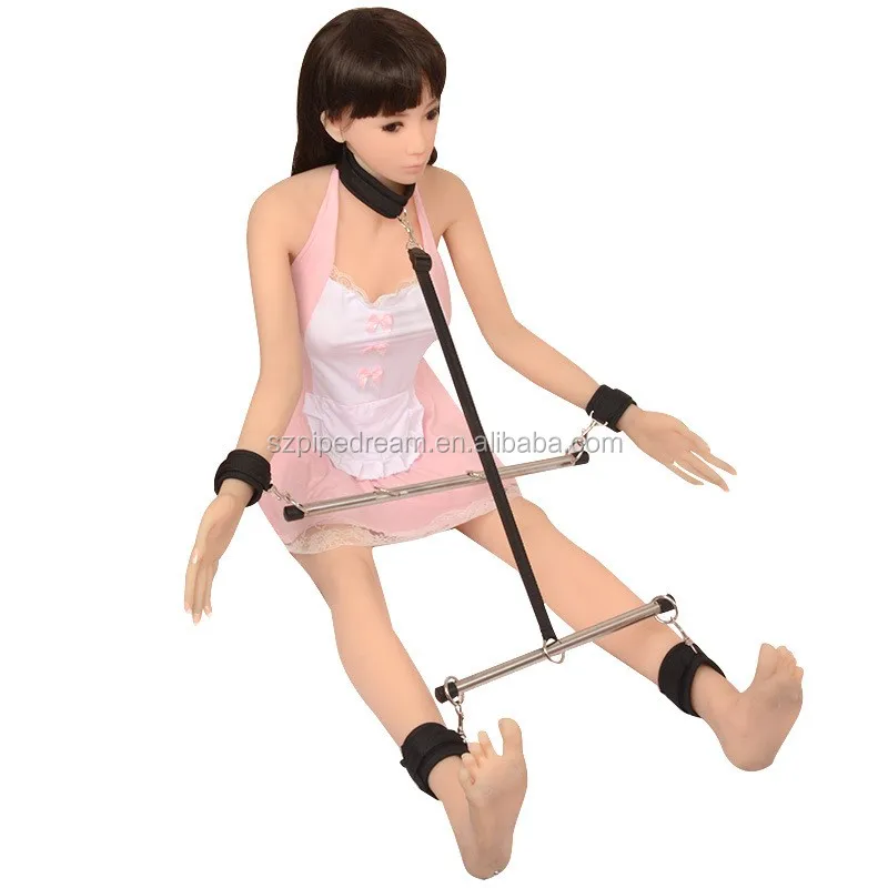 Hand Leg Cuffs Ankle Wrist Restraints Stainless Steel Pipe Bondage Harness Neck Collar Arms cuffs For Sex Games Slave Bdsm