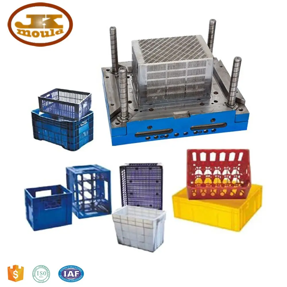 factory customize plastic basket injection mould fruit crate mould