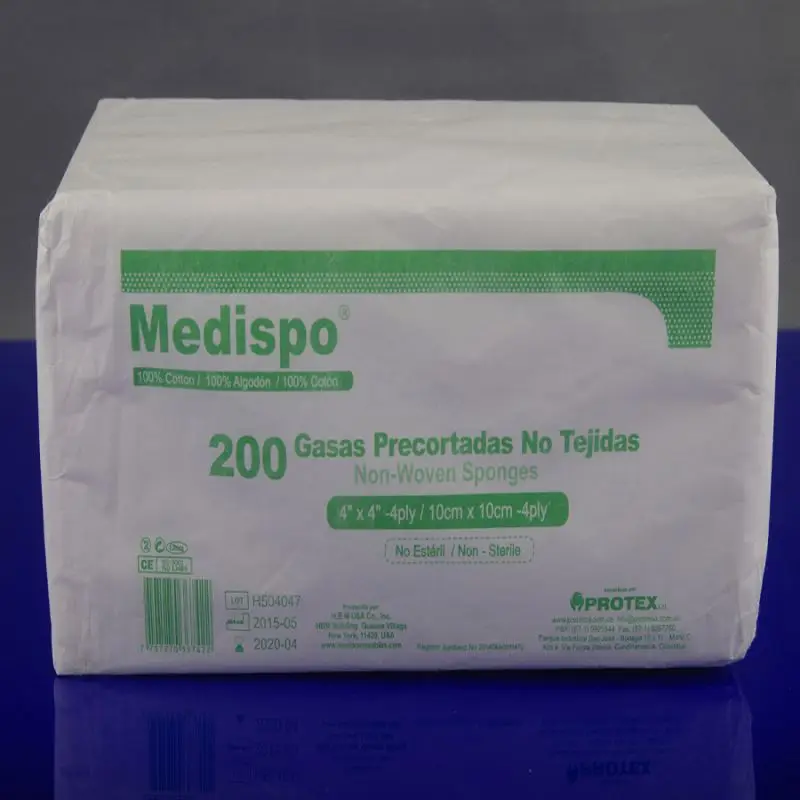 
4x4 medical sterile gauze 5x5 pads medical consumables compress 