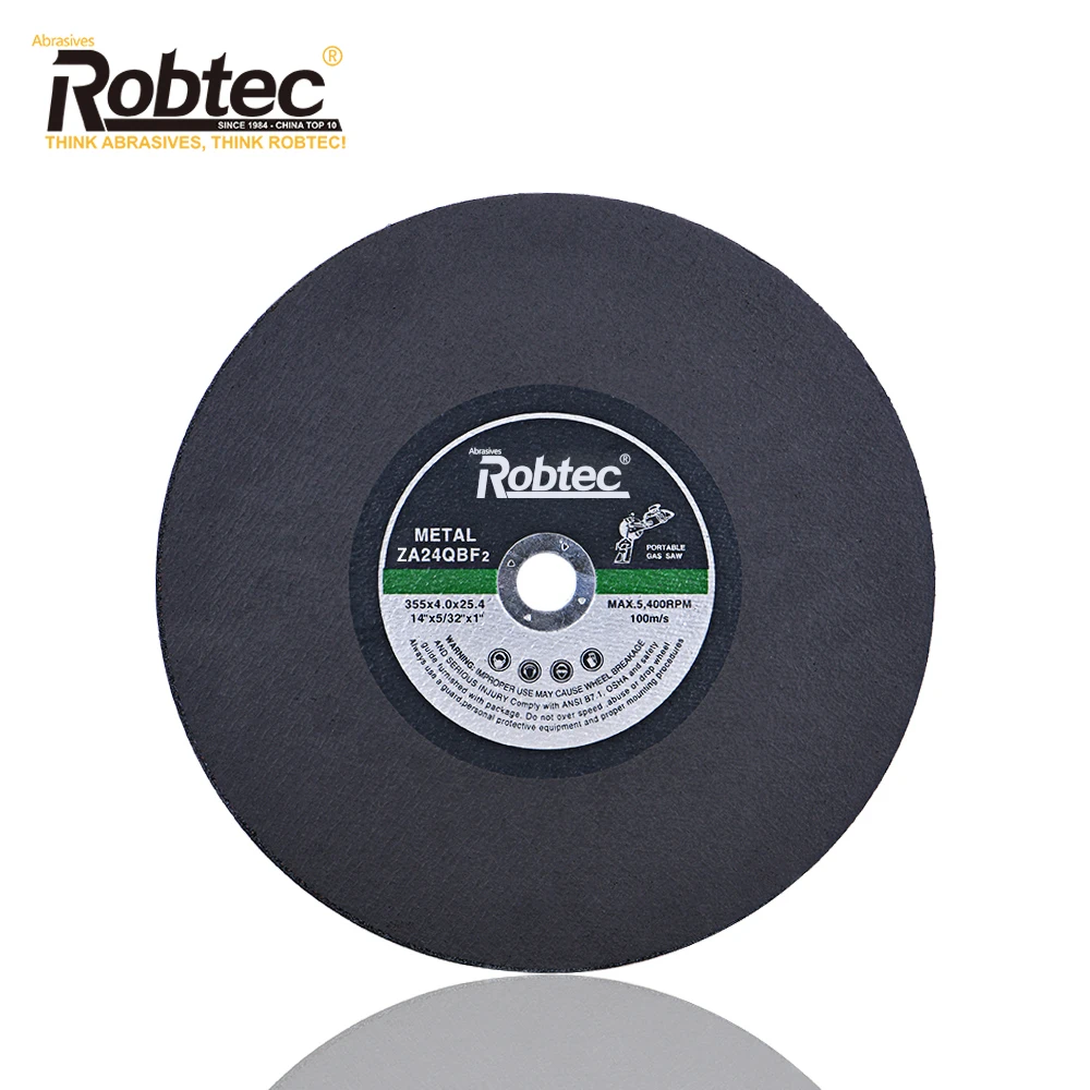 ROBTEC 14 дюймов 355*4,0*25,4 мм ROBTEC, шлифовальный диск