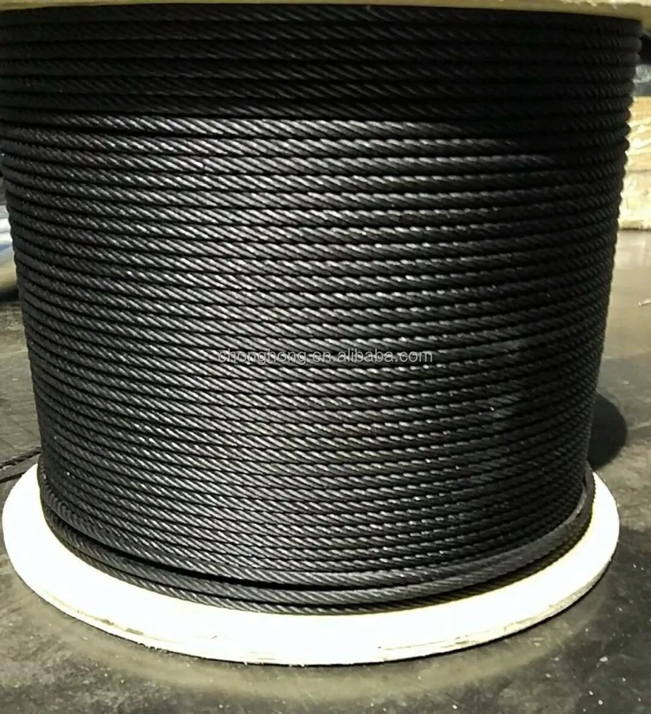 Оцинкованный кабель для самолета 7x7 7x19, стальной трос, 1/4 дюйма, оцинкованный трос для сцены и фильмов