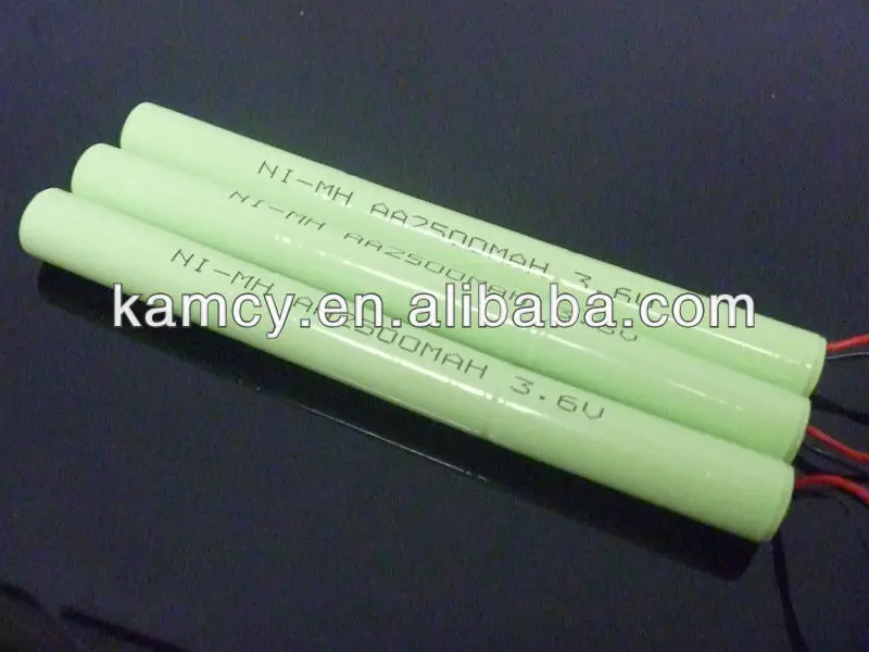 Ni-mh bateria аа 3.6v 2500 мач перезаряёаемые nimh аккумулятора