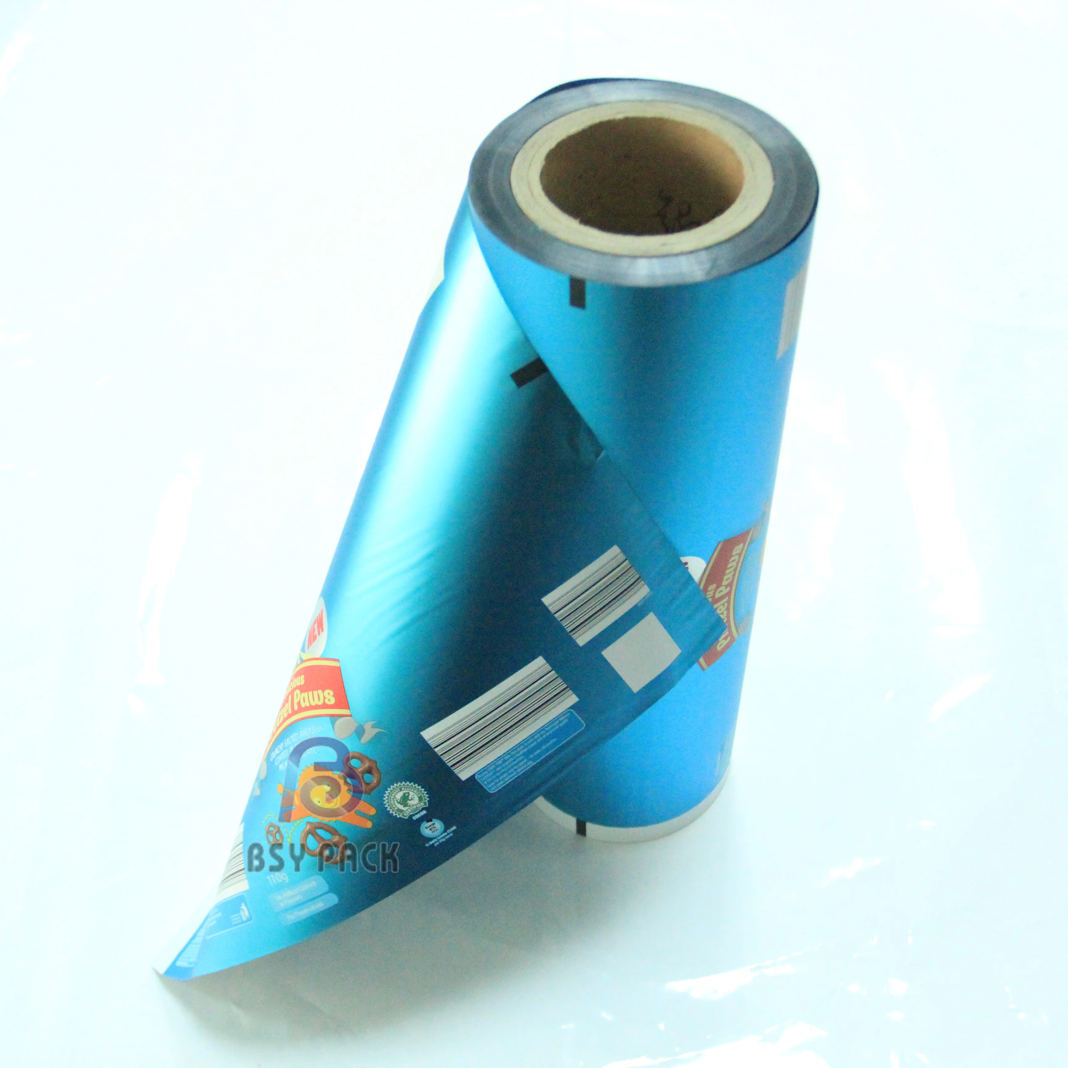 
Laminated food packaging plastic bopp film/aluminum foil roll film for food packaging 