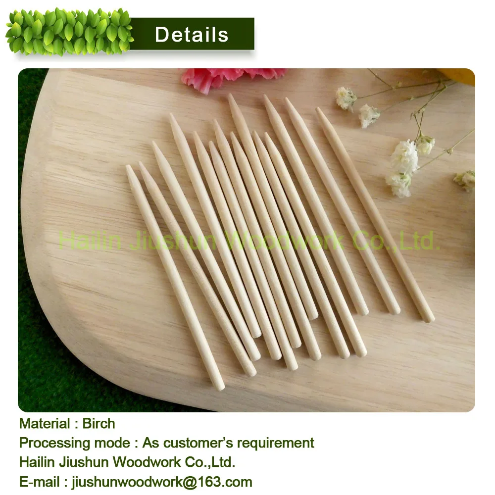 High quality disposable wood skewer /sticks