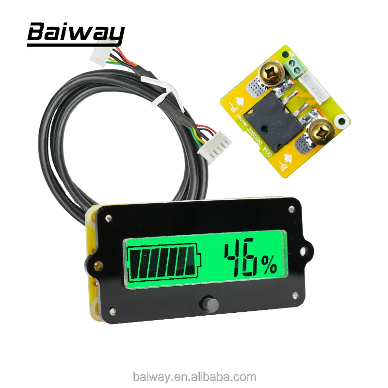 BW-TY02 80V50A Hight Precision LiFePo/Lead Acid battery voltage indicator Coulomb Counter