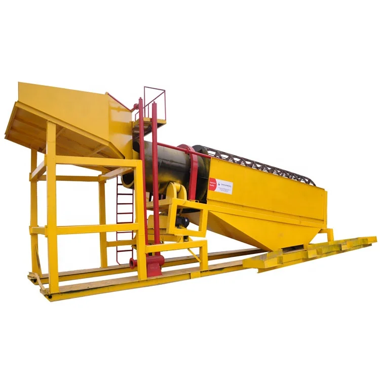 SINOLINKING Industrial Rotary Trommel Mineral Processing Gold Equipment