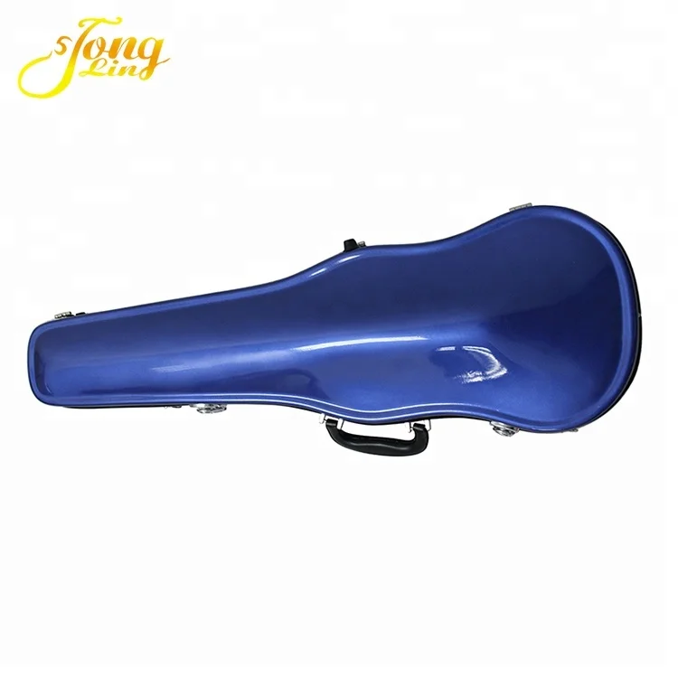 Синие цветные Стекловолоконные жесткие качественные дешевые чехлы для скрипки