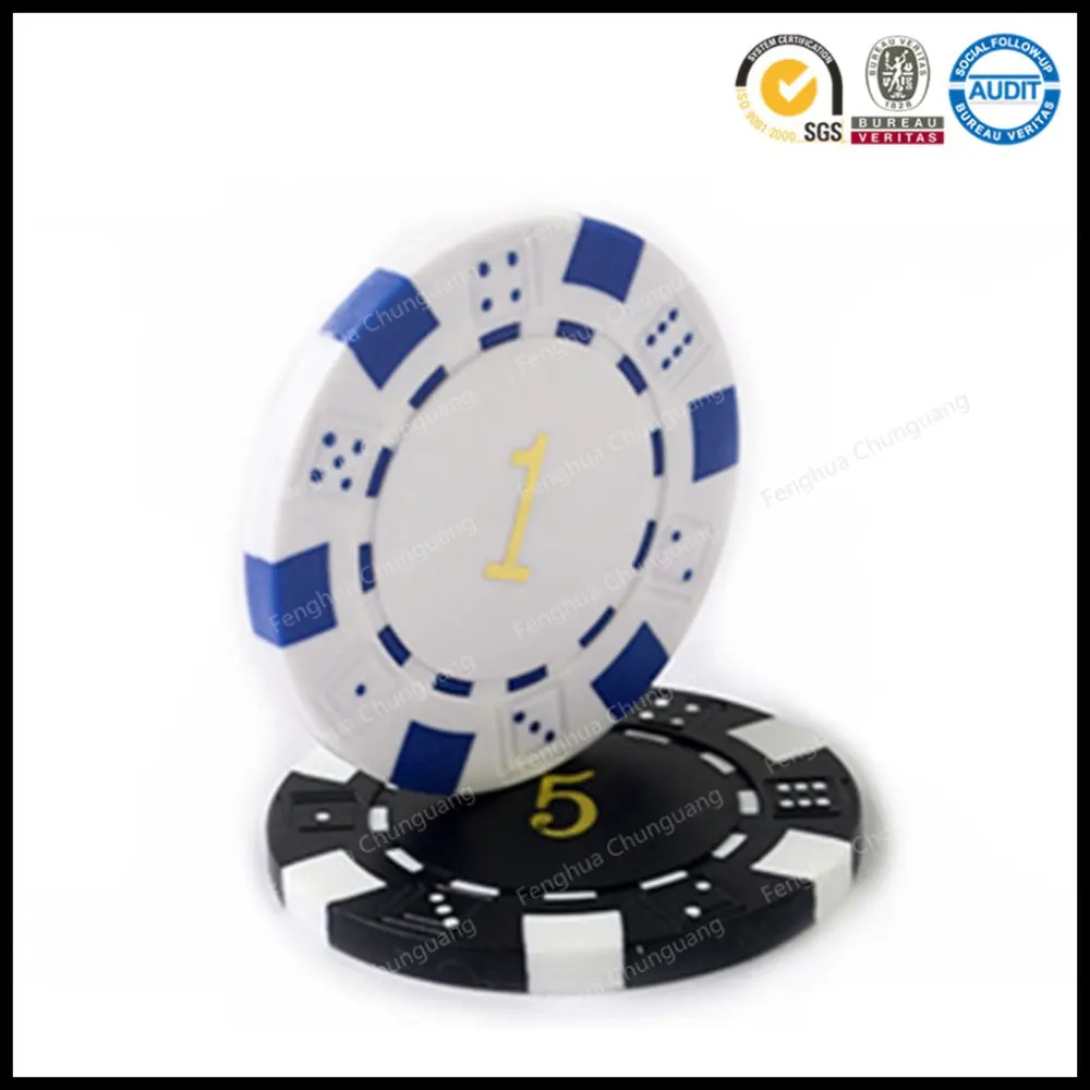 Custom ABS Number Stickers for Poker Chip