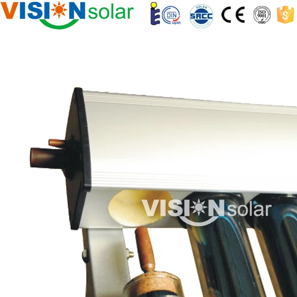 Copper heat pipe pool solar heating collector in China