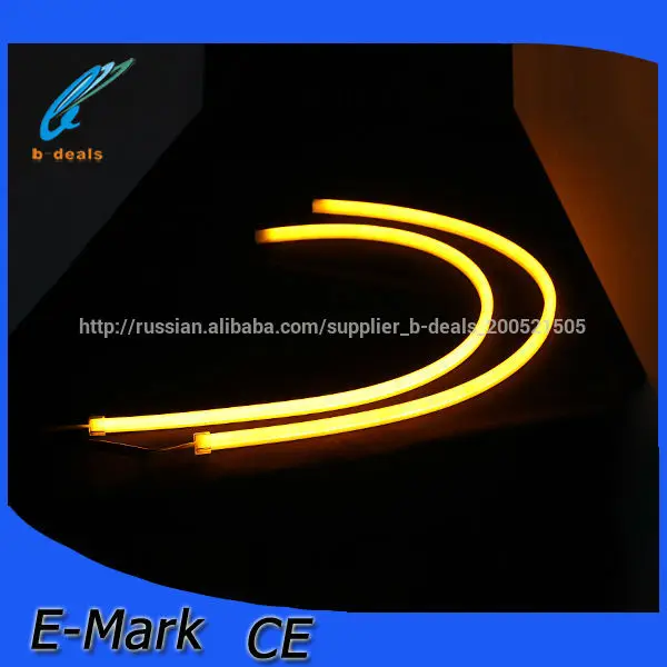 общие 45cm двойной цвет tear глаза ангела 45mm привели гибкая дневной свет подноёка дрл для фар