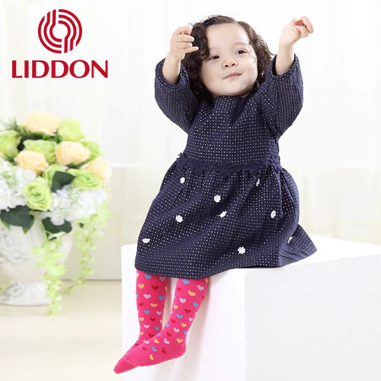 wholesale cheap price baby cotton tights, baby girls lovely design cotton tights
