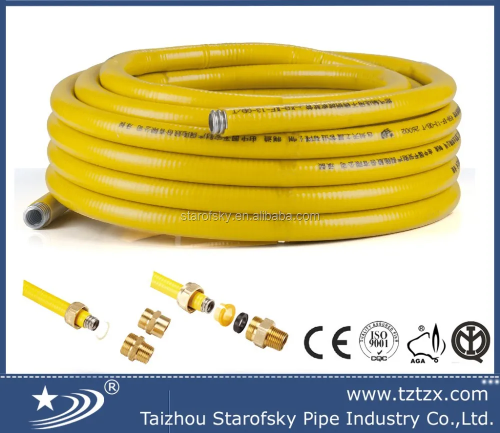 IMQ Stainless Steel corrugated flexible gas hose pipe