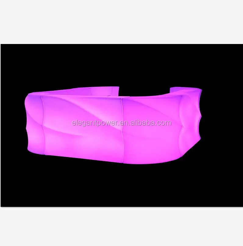 Custom made lounge IP68 Water proof  party nightclub 16 color changing Illuminated led furniture bar counter