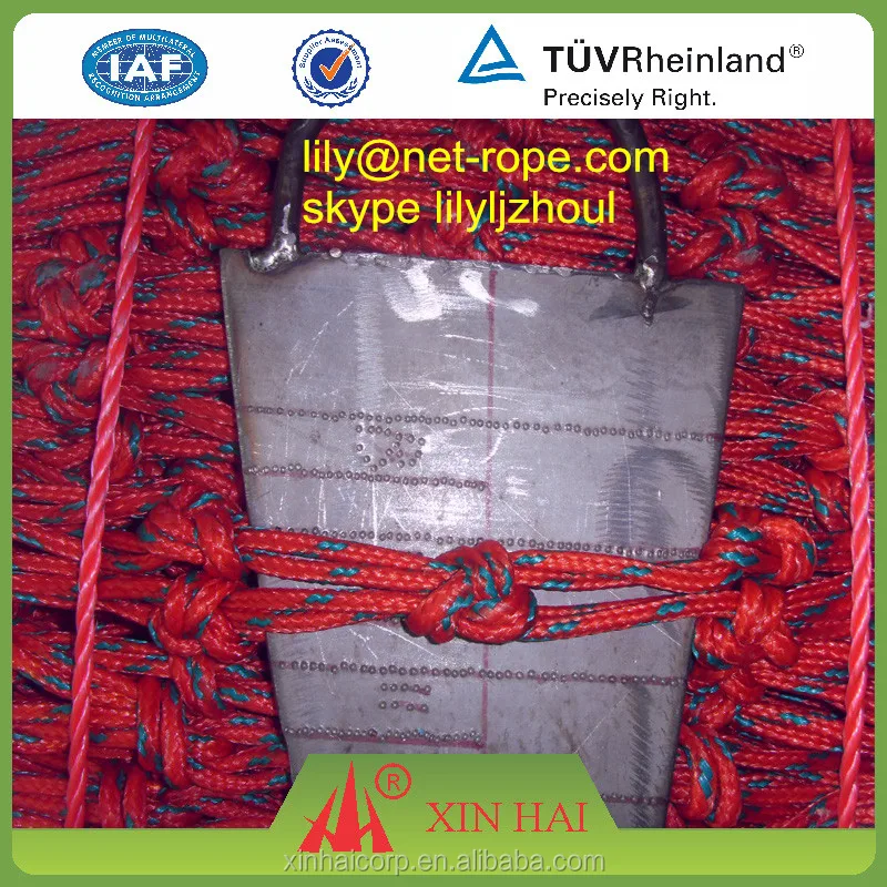 
HDPE PE braided fishing net by machine knitted 