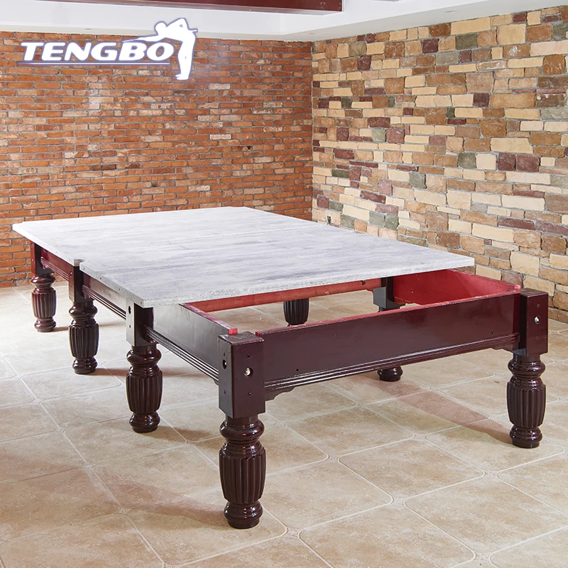  Профессиональный турнирный мраморный снукер Tengbo 12 футов бильярдный стол для