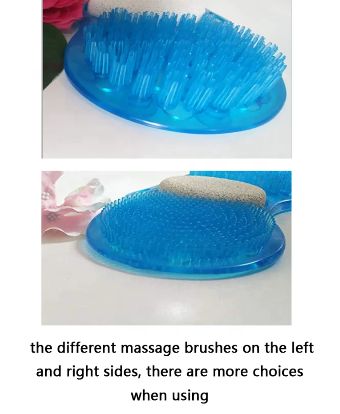 Foot Scrub Acupressure Massager, Foot Rasp Foot File And Callus Remover Bath Shower Anti Slip Mat, Pumice Stone Exfoliating Foot