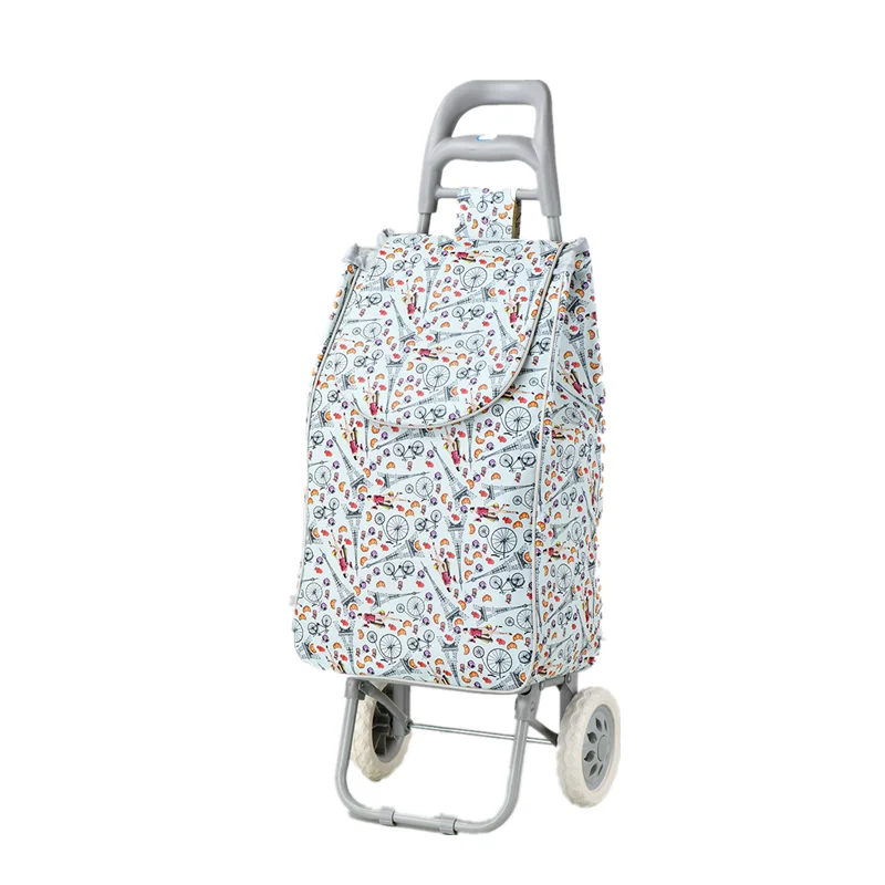 Bafuluo new item korea and europe style  foldable shopping bag market trolley for supermarket and outside