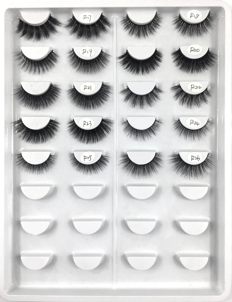 own brand 3d false eyelashes silk wholesale from korea