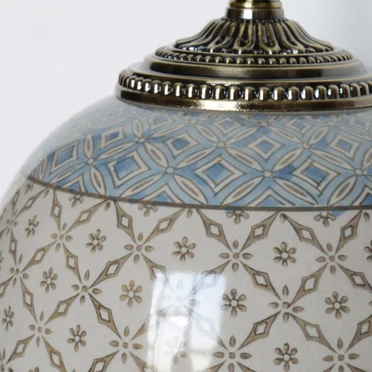 Antique European Indian Italian style small table lamp home goods lamp covers shades for table lamps