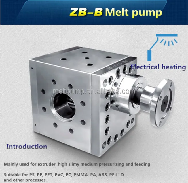 0.5cc-12000cc stainless steel gear melt pump