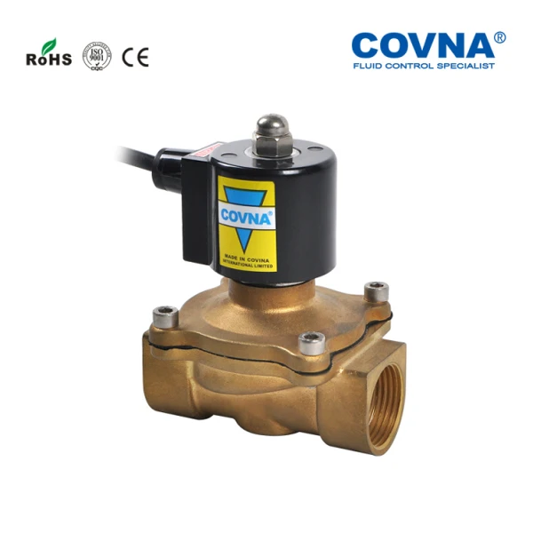 COVNA Brass Ip68 Underwater Submersible Musical Fountain AC 24V DC 24V Solenoid Valve