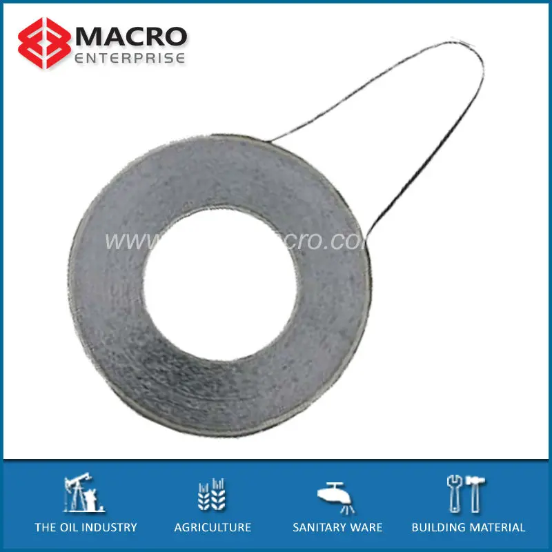 JIS 10K stainless steel spiral wound gasket with handle