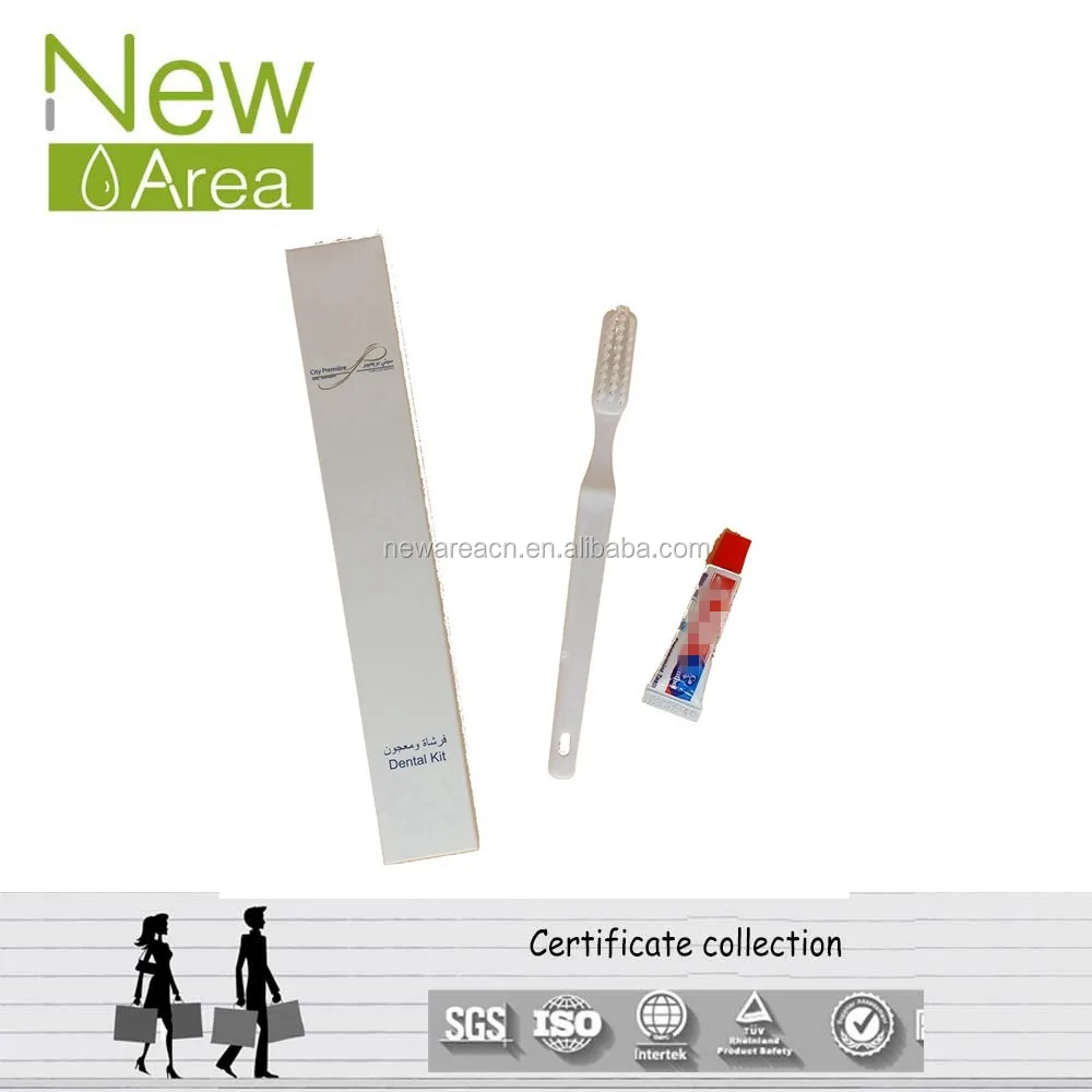 disposable hotel plastic toothbrush set
