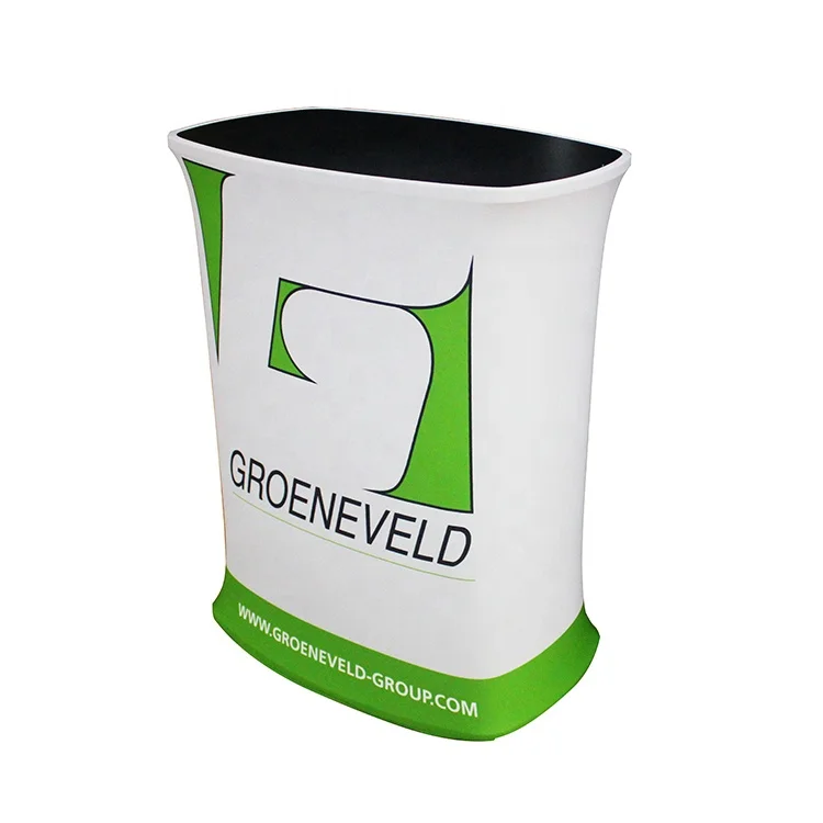 Портативный выставочный дисплей счетчика таблицы промотирования торговой выставки