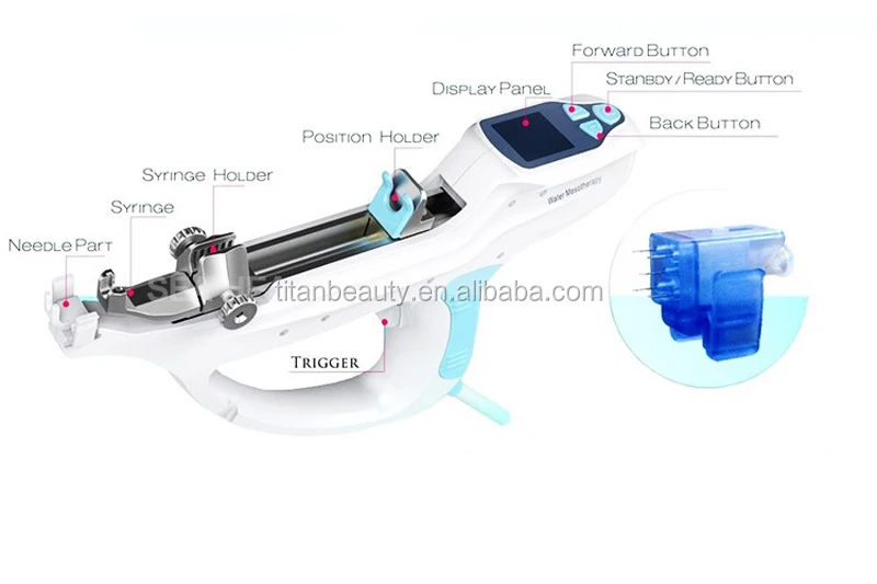 
2017 new arrival factory direct sell air gun meso/Meso gun injector skin care/meso jet injection gun needle free for medical use 