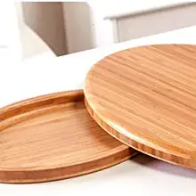 Tea Forte Bamboo Oval Serving Tray for Tea Cup, is the perfect way to serve a tea cup plus a treat