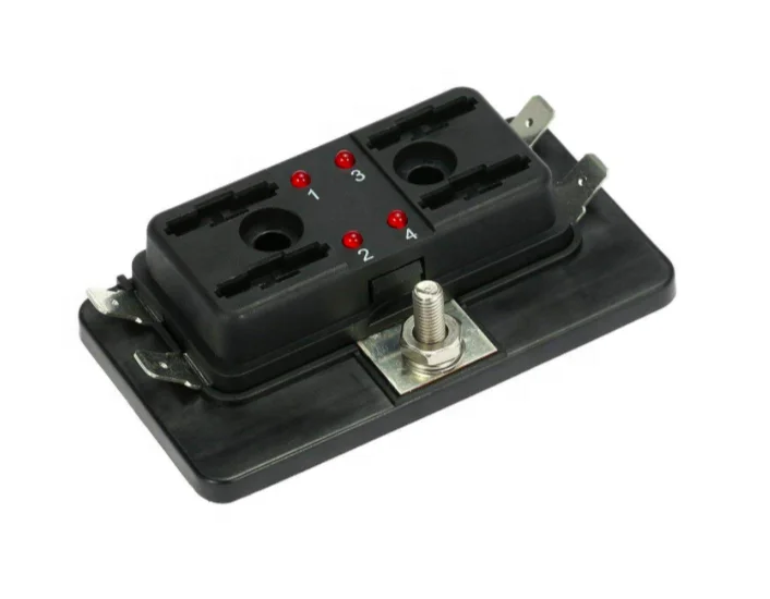 Waterproof ATC/ATO Blade Auto car 4way fuse holder