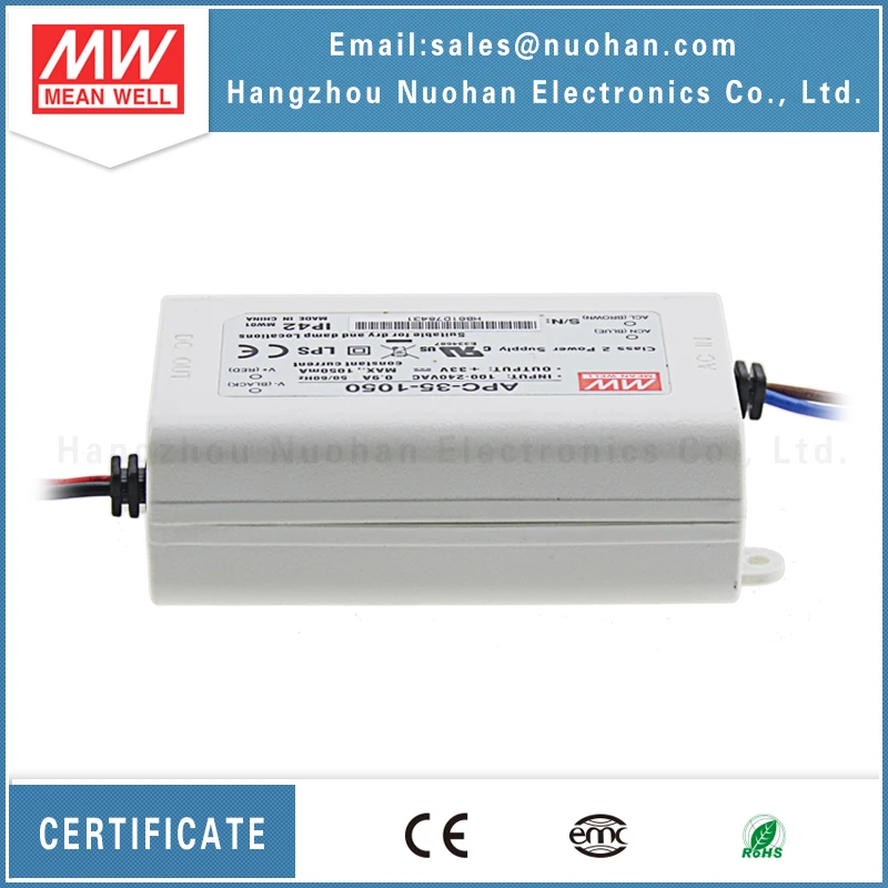 Mean Well APC-35-1050 35W 1050ma Led Driver