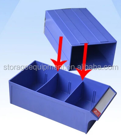 clear plastic parts box & Stackable plastic drawer for warehouse parts storage