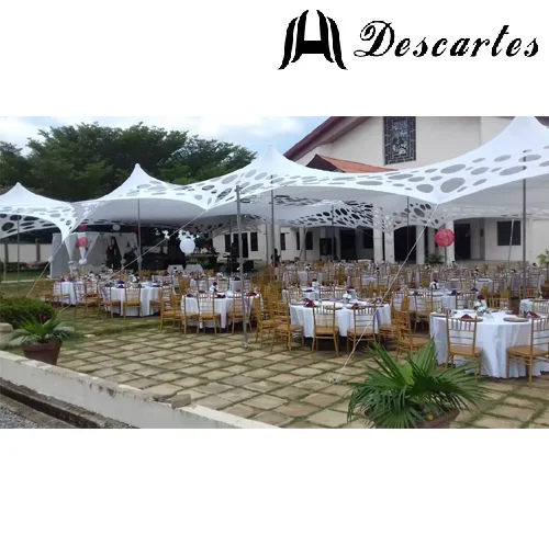 10x20m White Outdoor Big Hole Stretch Wedding Tent for 150 Seater