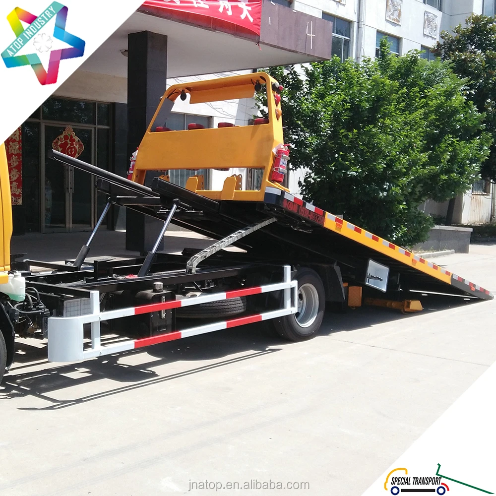ATOP 600P NPR chassis car carrier tow truck middle duty hydraulic car rescue rollback truck tow truck hydraulic