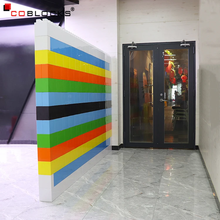 Construction Building drywall bricks for indoor soundproof wall Plastic Partition Decoration Restaurant Diy Partition wall