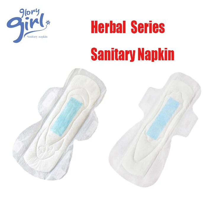Natural Sanitary Napkin Wholesale Organic Cotton Disposable Sanitary Pads With Negative Ion Strip