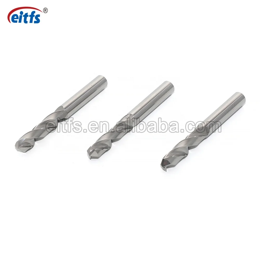 Uncoated Cutting Tools Carbide Drill Bit CNC Router Bits for Aluminum