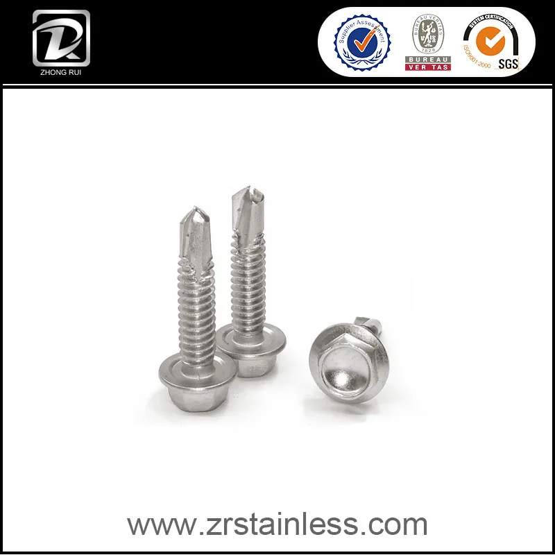 INOX Hex Фланец Саморез