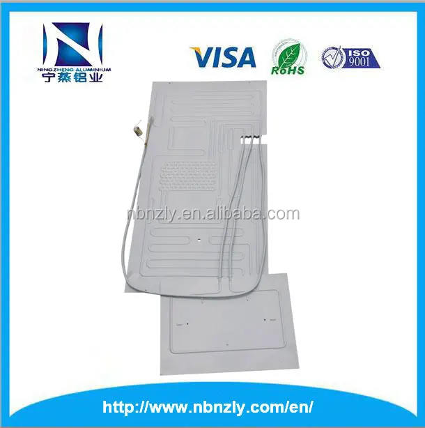 ISO fridge freezer evaporator plate with ROHS approved