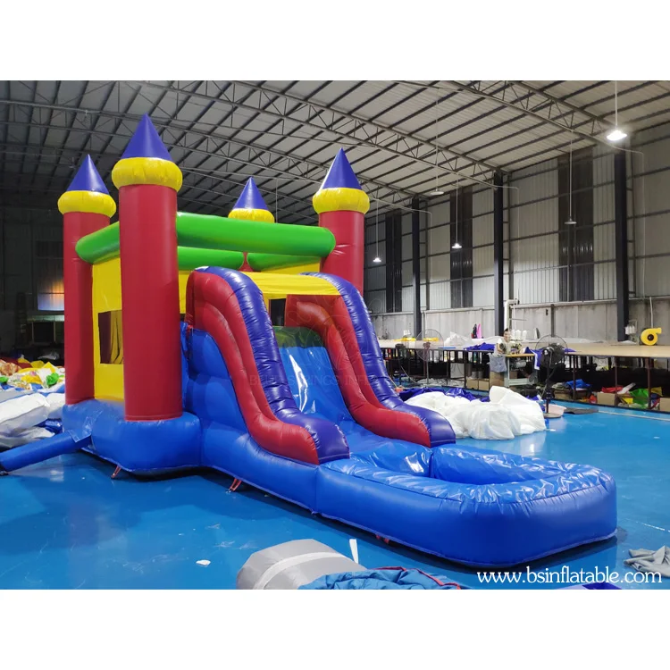 Inflatable Jumper Bouncy Castle with water slide