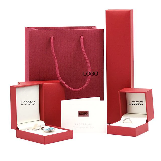 Jewelry chinese taobao paper case set favors custom wedding gift box