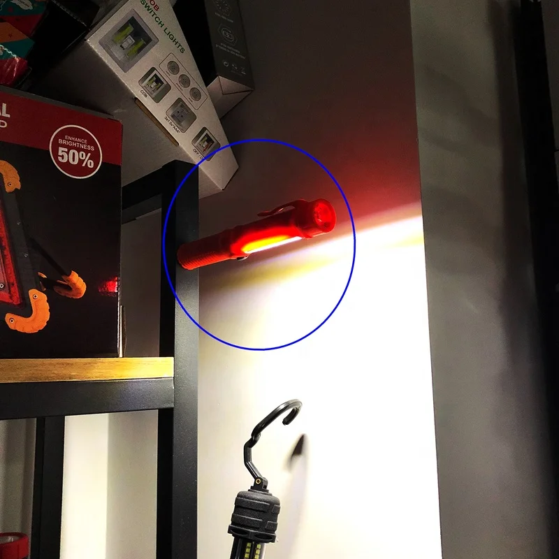cheap price 2 in 1 led Work light garage inspection lamp LED Flashlights with magnet