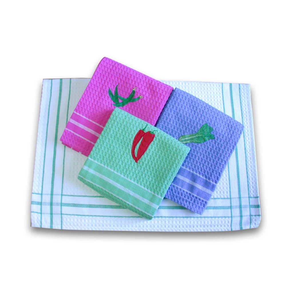 
embroidery kitchen towel 